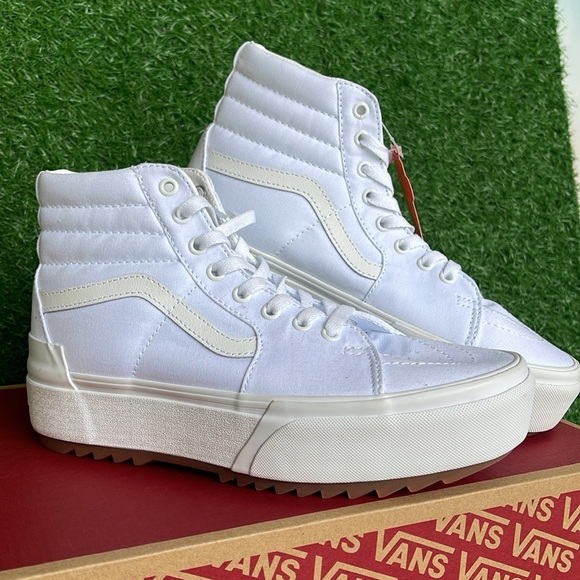 Vans WMNS Sk8-Hi Stacked (Canvas) True White
VN0A4BTWL5R Platforms Sneakers NIB - Picture 9 of 16